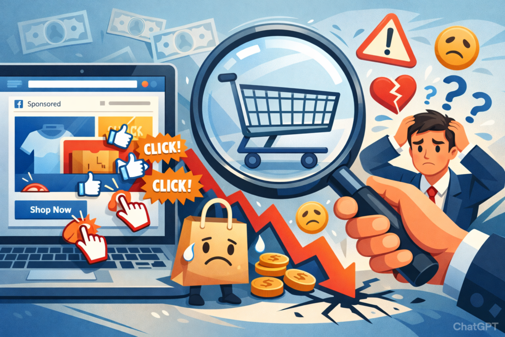 Why Your Facebook Ads Are Getting Clicks but No Sales (And How to Fix It)